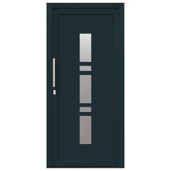 Voordeur Antracietkleurig 98 x 208 cm PVC 7