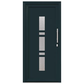 Voordeur Antracietkleurig 88 x 200 cm PVC 7