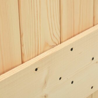 Schuifdeur NARVIK Naturel en Zwart 80 x 210 cm (213,5 cm) 5