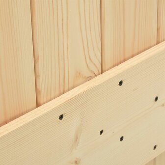 Schuifdeur NARVIK Naturel en Zwart 70 x 210 cm (152,5 cm) 5