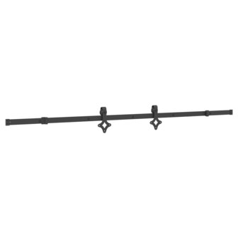 Schuifdeur NARVIK Naturel en Zwart 70 x 210 cm (213,5 cm) 3