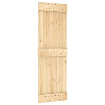 Schuifdeur NARVIK Naturel en Zwart 70 x 210 cm (152,5 cm) 2