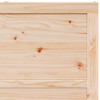 Schuifdeur Naturel 90 x 2,5 x 208 cm Massief grenenhout 7