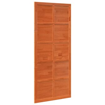 Schuifdeur Wasbruin 80 x 2,5 x 208 cm Massief grenenhout 6