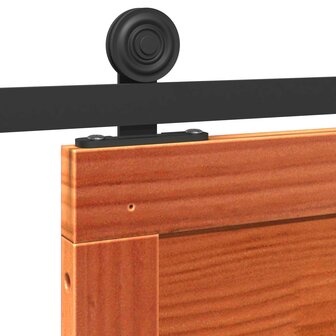 Schuifdeur Wasbruin 80 x 2,5 x 208 cm Massief grenenhout 8