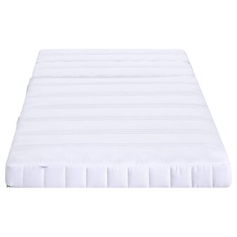 Uittrekbaar Schuimmatras 80 x 200 cm Wit 6