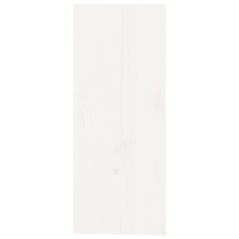 Wijnkast 62x25x62 cm massief grenenhout wit 5