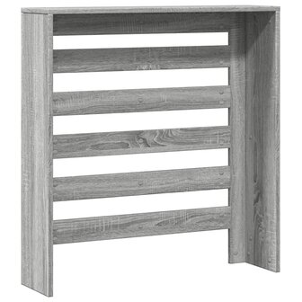 Radiatorombouw 78x20x82 cm bewerkt hout grijs sonoma eikenkleur 4