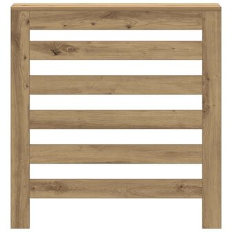 Radiatorombouw 78x20x82 cm bewerkt hout artisanaal eikenkleur 3