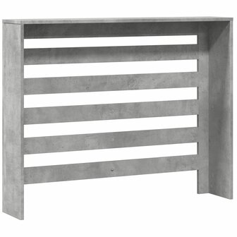 Radiatorombouw 104x20x82 cm bewerkt hout betongrijs 4