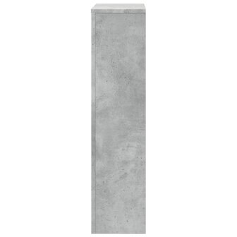 Radiatorombouw 104x20x82 cm bewerkt hout betongrijs 5