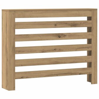 Radiatorombouw 104x20x82 cm bewerkt hout artisanaal eikenkleur 2