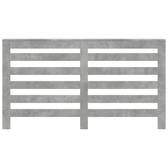 Radiatorombouw 149x20x82 cm bewerkt hout betongrijs 3