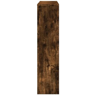 Radiatorombouw 149x20x82 cm bewerkt hout gerookt eikenkleurig 5