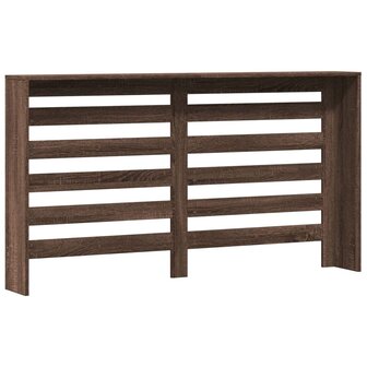 Radiatorombouw 149x20x82 cm bewerkt hout bruin eikenkleurig 4