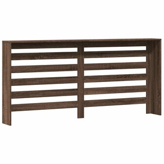 Radiatorombouw 175x20x82 cm bewerkt hout bruin eikenkleurig 4