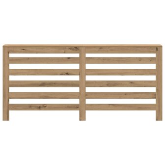 Radiatorombouw 175x20x82 cm bewerkt hout artisanaal eikenkleur 3