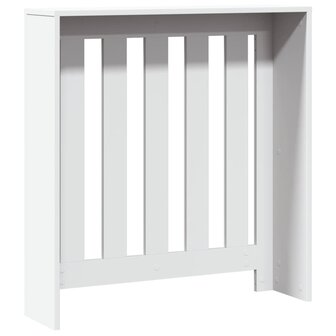 Radiatorombouw 78x20x82 cm bewerkt hout wit 4