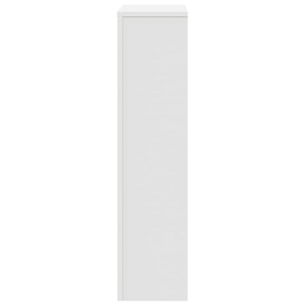 Radiatorombouw 78x20x82 cm bewerkt hout wit 5