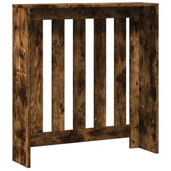 Radiatorombouw 78x20x82 cm bewerkt hout gerookt eikenkleurig 4
