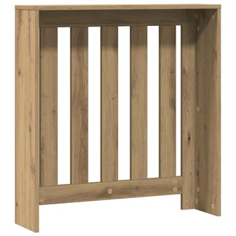 Radiatorombouw 78x20x82 cm bewerkt hout artisanaal eikenkleur 4