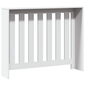 Radiatorombouw 104x20x82 cm bewerkt hout wit 4