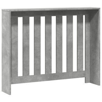 Radiatorombouw 104x20x82 cm bewerkt hout betongrijs 4