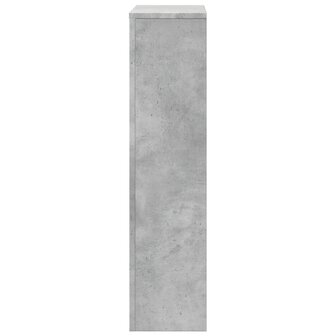 Radiatorombouw 104x20x82 cm bewerkt hout betongrijs 5