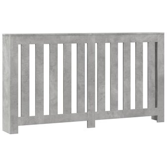 Radiatorombouw 149x20x82 cm bewerkt hout betongrijs 2