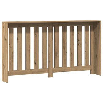 Radiatorombouw 149x20x82 cm bewerkt hout artisanaal eikenkleur 4