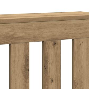 Radiatorombouw 149x20x82 cm bewerkt hout artisanaal eikenkleur 6