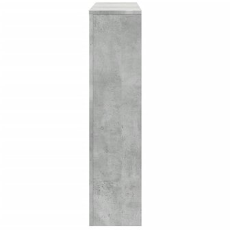Radiatorombouw 175x20x82 cm bewerkt hout betongrijs 5