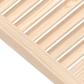 Kastdeuren met lamellen 2 st 99,3x39,4 cm massief grenenhout 4