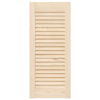 Kastdeur met lamellen 69x29,5 cm massief grenenhout 4