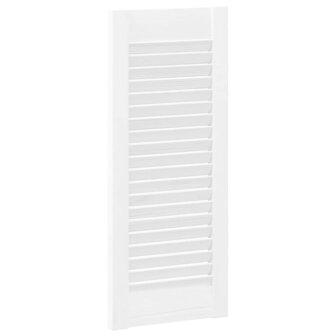 Kastdeuren louvredesign 4 st 61,5x29,5 cm wit 5