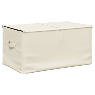 Opbergbox 50x30x25 cm stof cr&egrave;mekleurig 5