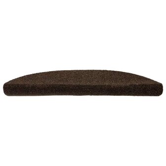 Trapmatten Zelfklevend 5 stuks 56x17x3 cm Bruin Halfrond 3