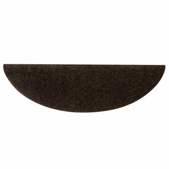Trapmatten Zelfklevend 5 stuks 56x17x3 cm Bruin Halfrond 4