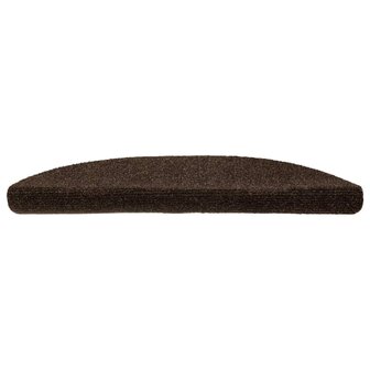 Trapmatten zelfklevend 10 stuks 56x17x3 cm bruin halfrond 3