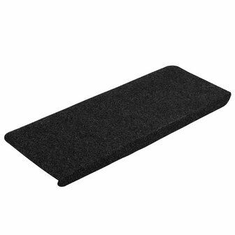 Trapmatten zelfklevend 15 st 65x24,5x3,5 cm zwart 3