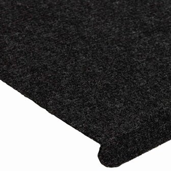 Trapmatten zelfklevend 15 st 65x24,5x3,5 cm zwart 7