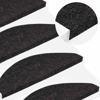 Trapmatten zelfklevend 10 st 65x22,5x3,5 cm antracietkleurig 1