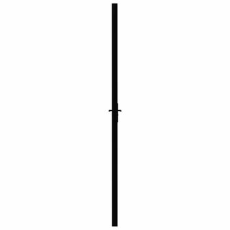 Binnendeur 102,5x201,5 cm ESG-glas en aluminium zwart 4