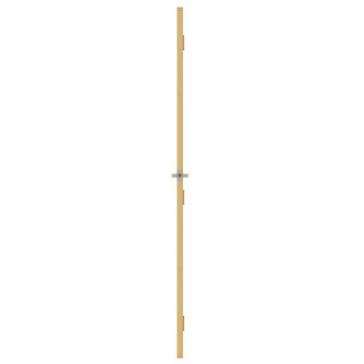 Binnendeur smal 76x201,5 cm gehard glas en aluminium goudkleur 5