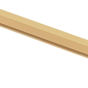 Binnendeur smal 102,5x201,5 cm gehard glas en aluminium goud 8