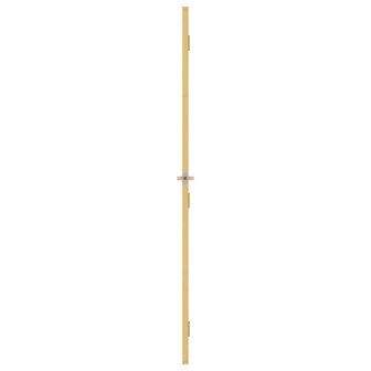 Binnendeur smal 76x201,5 cm gehard glas en aluminium goudkleur 5