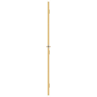 Binnendeur smal 83x201,5 cm gehard glas en aluminium goudkleur 5