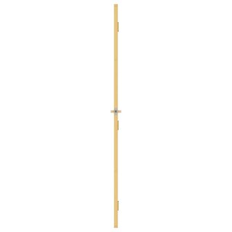 Binnendeur smal 76x201,5 cm gehard glas en aluminium goudkleur 5