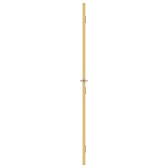 Binnendeur smal 76x201,5 cm gehard glas en aluminium goudkleur 5