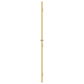 Binnendeur smal 83x201,5 cm gehard glas en aluminium goudkleur 5